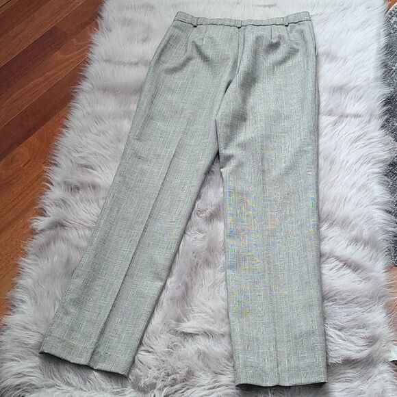Pendleton womens black and white dress pants 100% wool size 8 - Picture 4 of 5